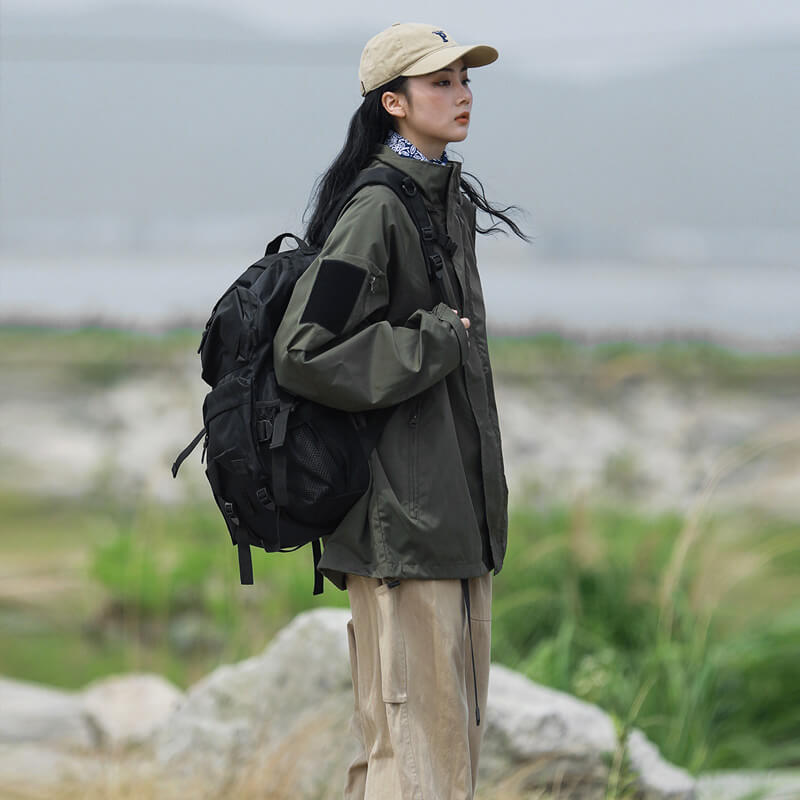 Womens Wind and Water-Resistant Outdoor Jacket