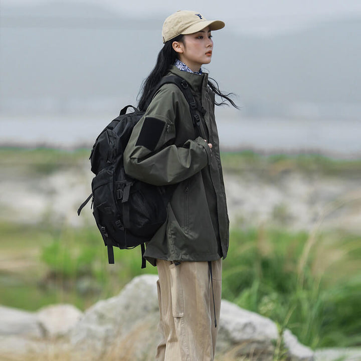 Womens Wind and Water-Resistant Outdoor Jacket