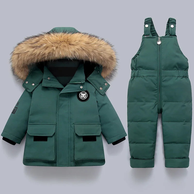 Zip Front Baby Snowsuit