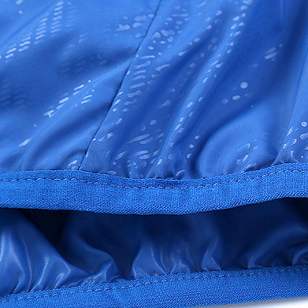 Womens Hooded Zip Front Raincoat