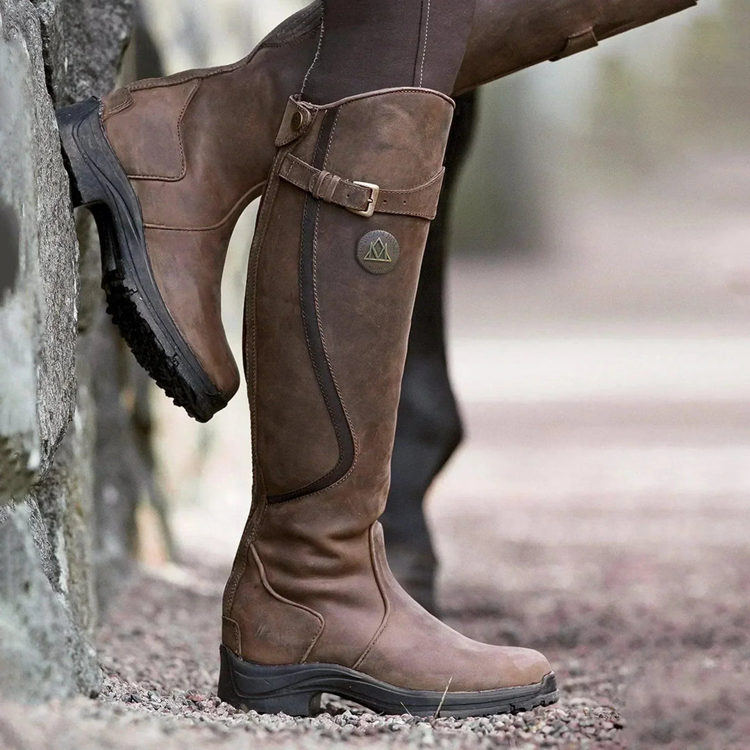 Nollaig | Waterproof Knee High Leather Boots