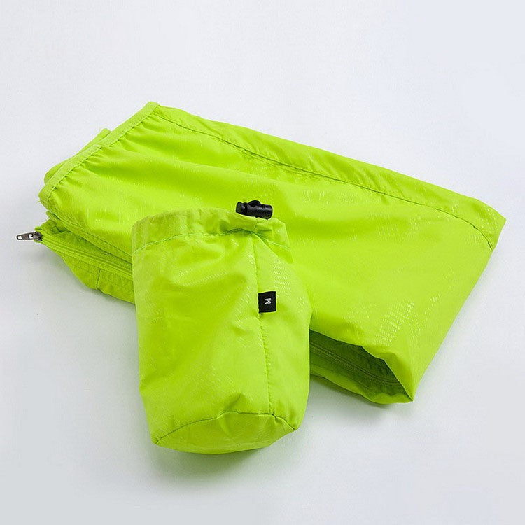 Womens Hooded Zip Front Raincoat