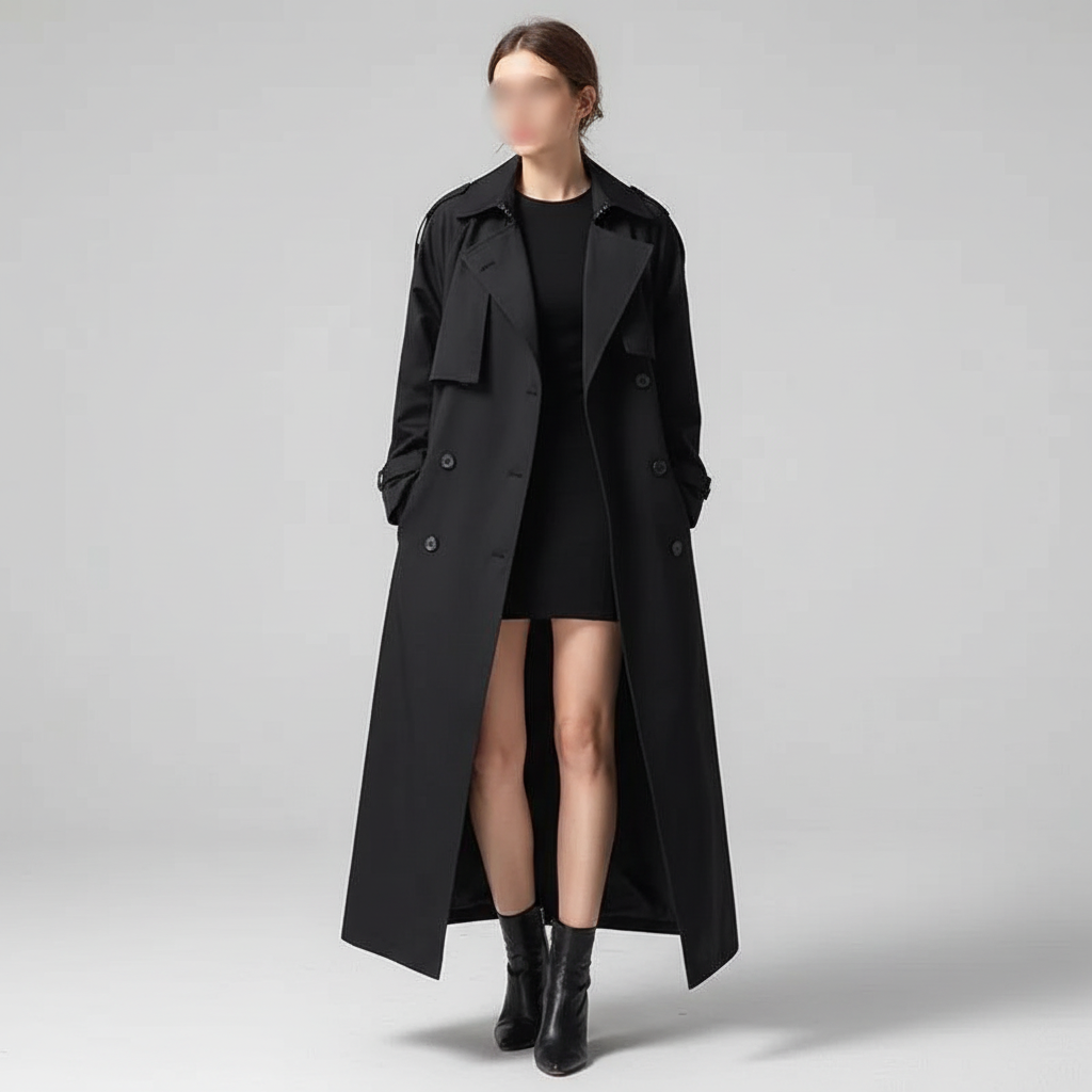 Oversized Longline Trench Coat