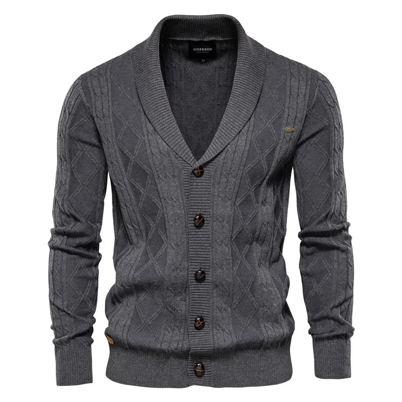Corey | Men's button-up cardigan