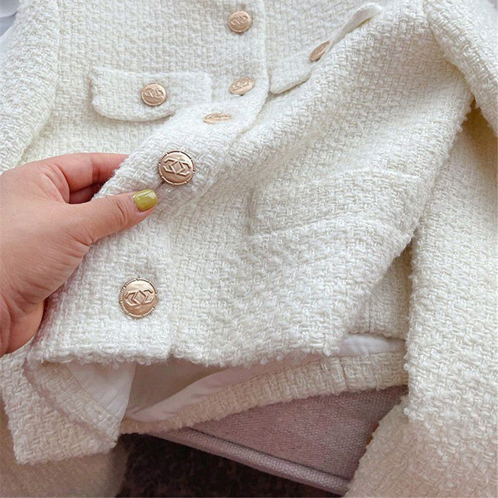 Womens Long Sleeve Tweed Jacket
