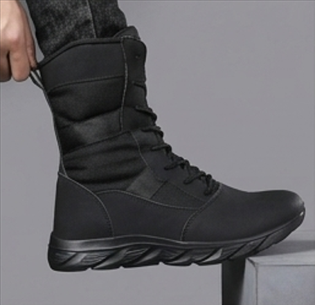 Round Toe Lace Up Ankle Boots