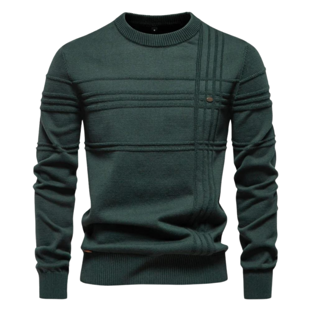 Rylan | Stylish men's sweater with checkered design