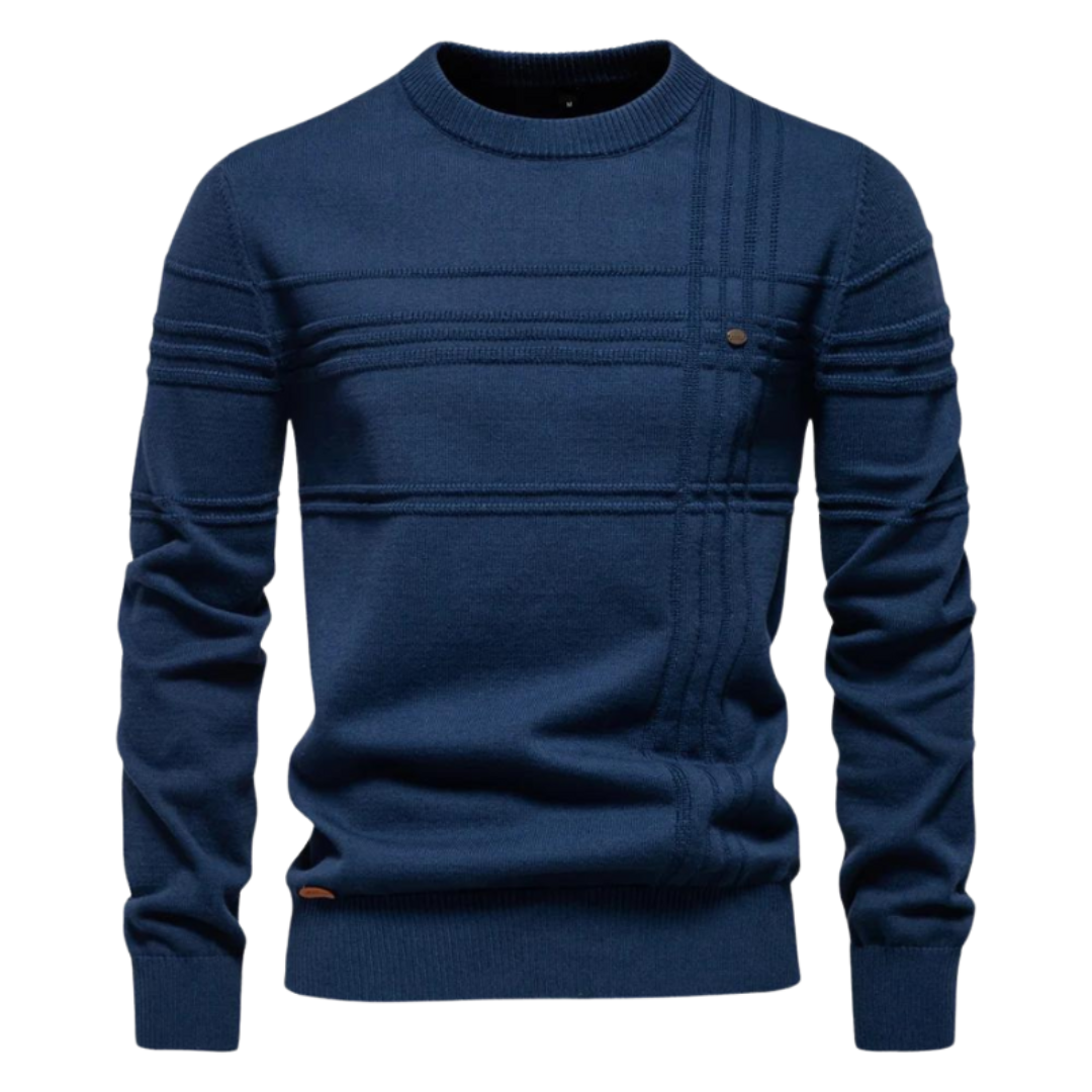 Rylan | Stylish men's sweater with checkered design