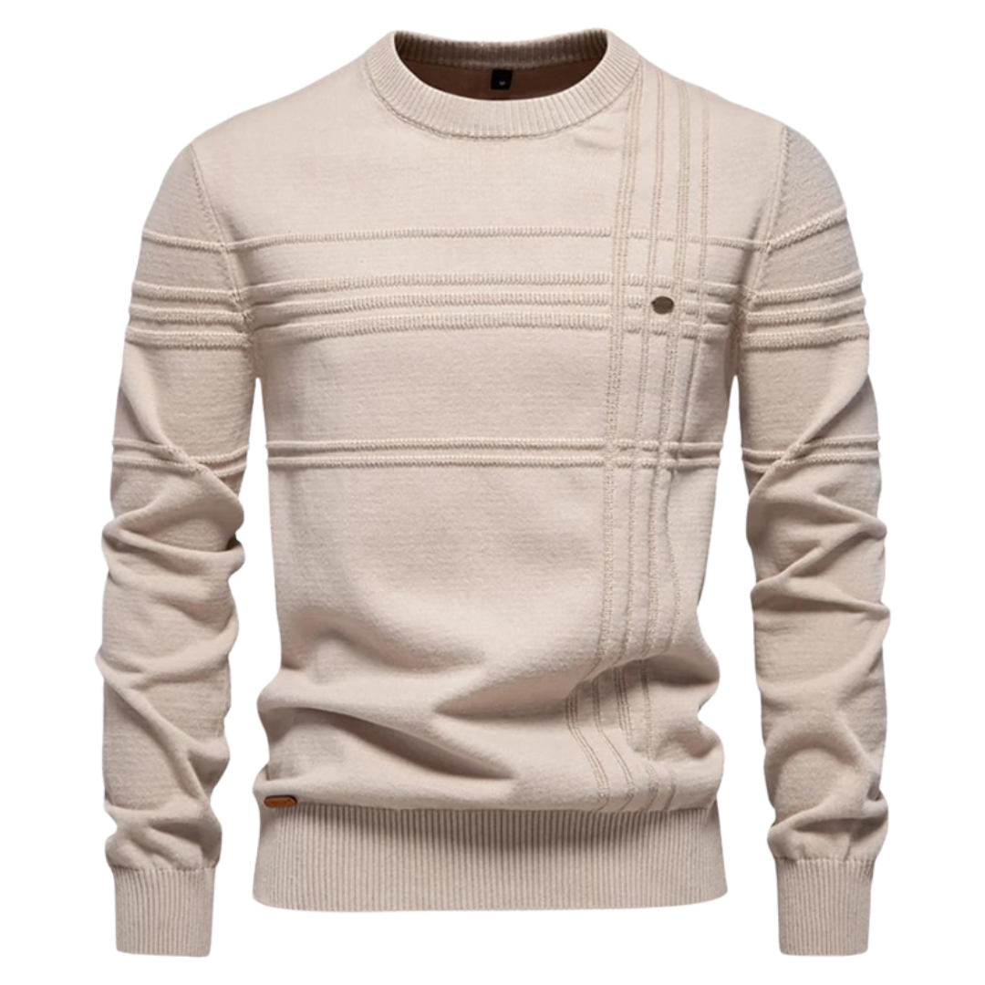 Rylan | Stylish men's sweater with checkered design