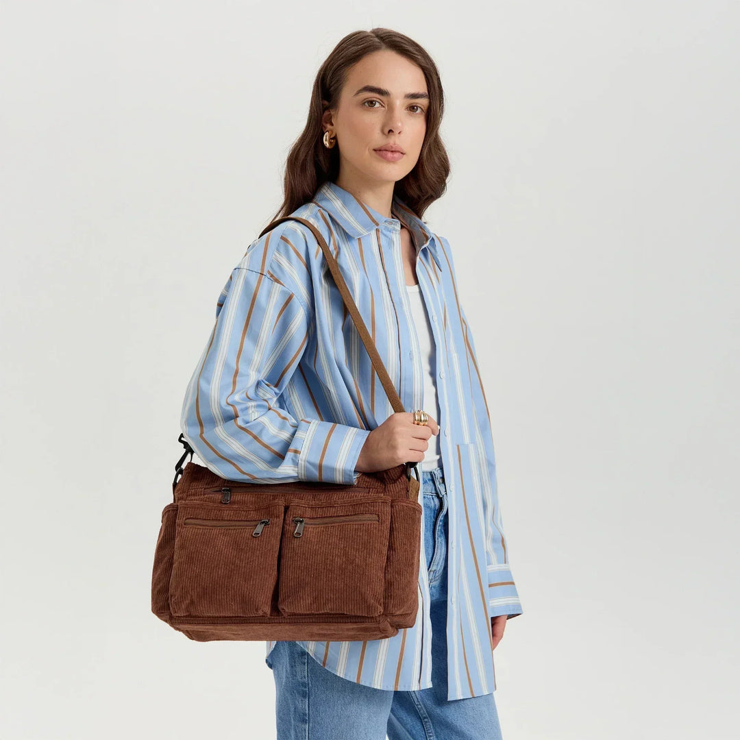 Corduroy Crossbody Bag