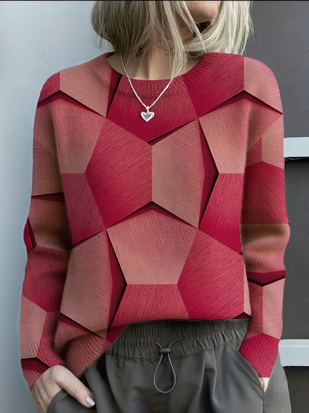 Caoimhe | Artistic Geometric Sweatshirt