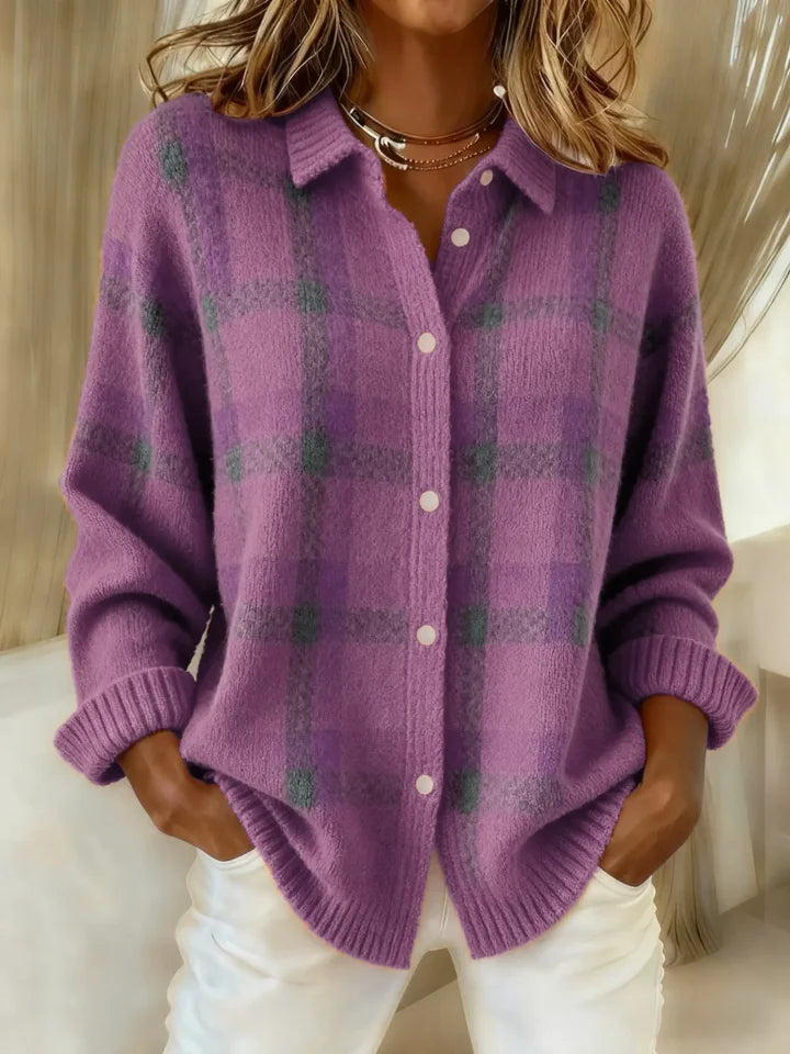 Cait | Colourful Soft Button-Up Shirt