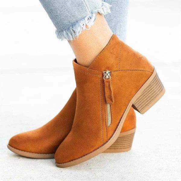 Womens Zip Front Orthopedic Boots