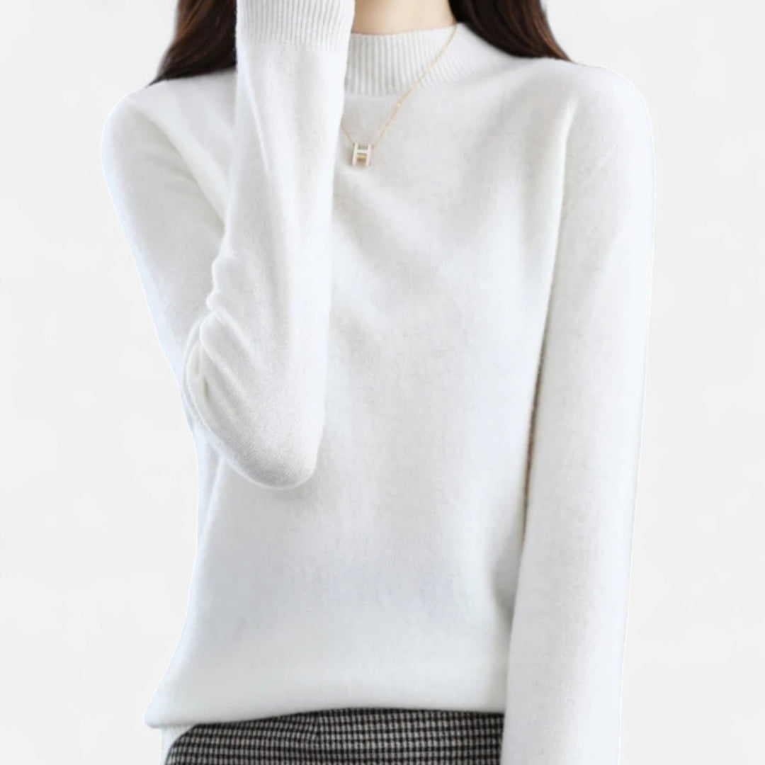 Womens Half Neck Knitted Jumper