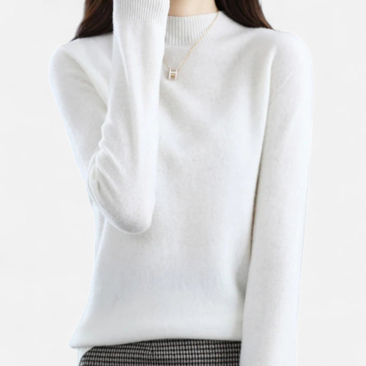 Womens Half Neck Knitted Jumper