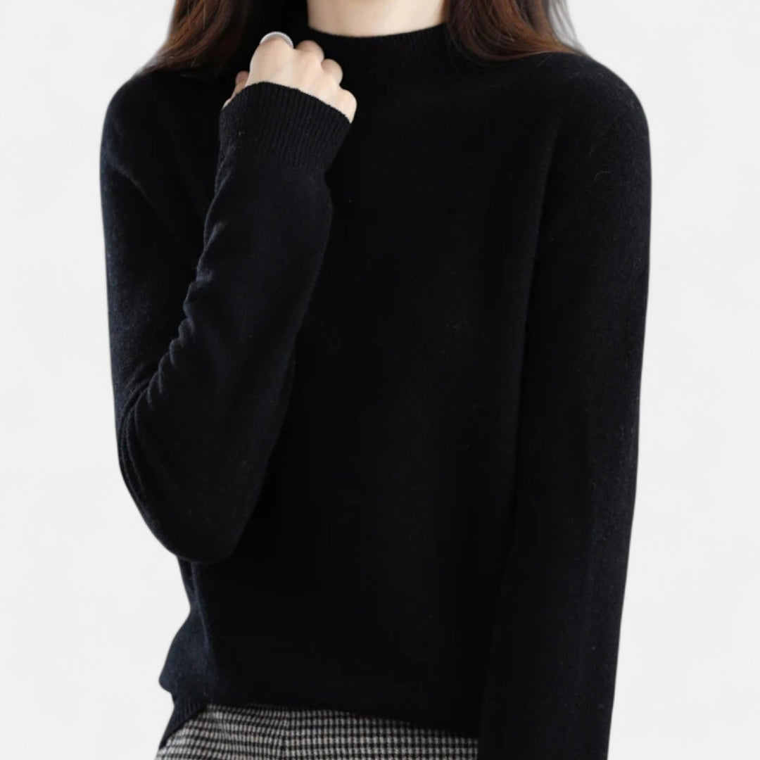 Womens Half Neck Knitted Jumper