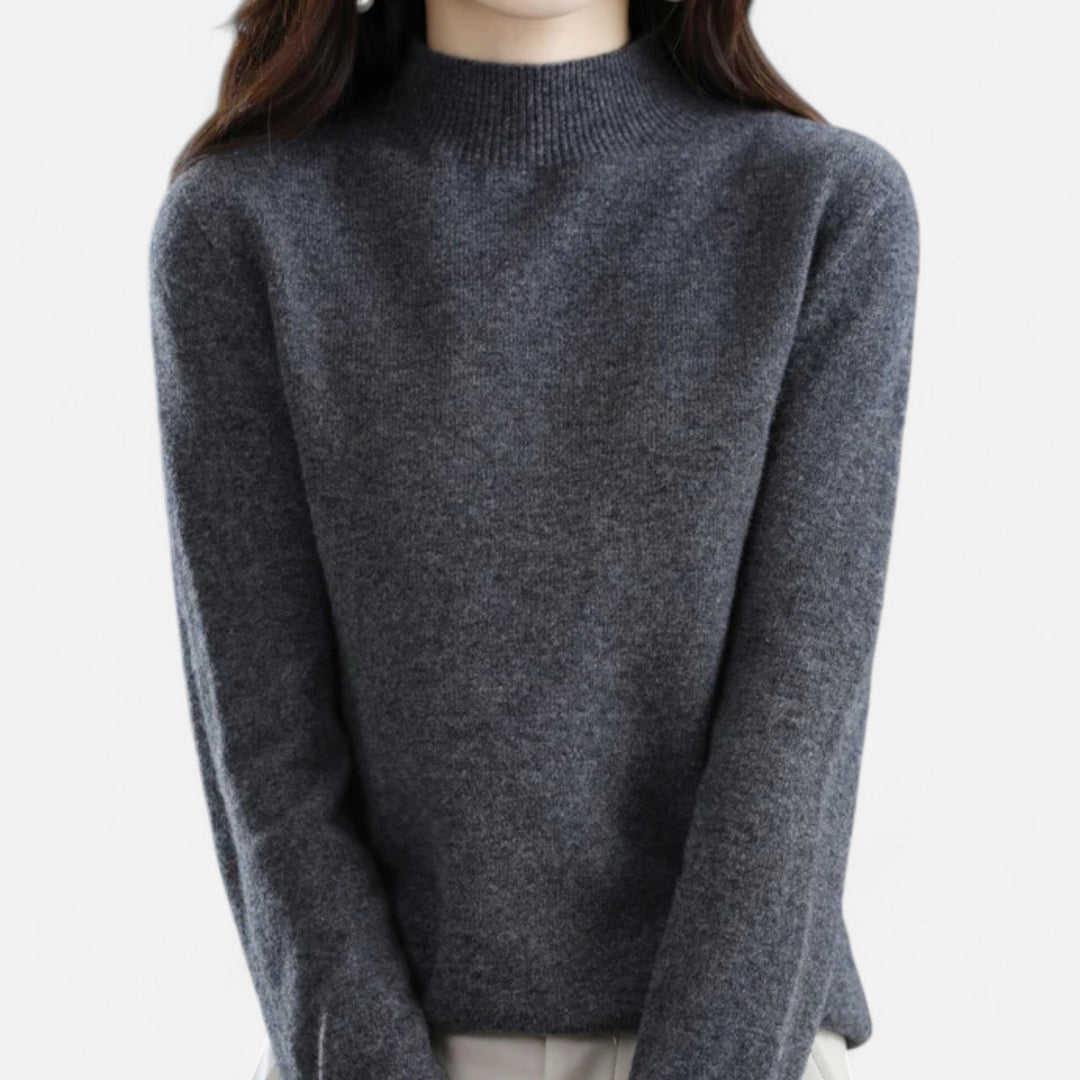 Womens Half Neck Knitted Jumper