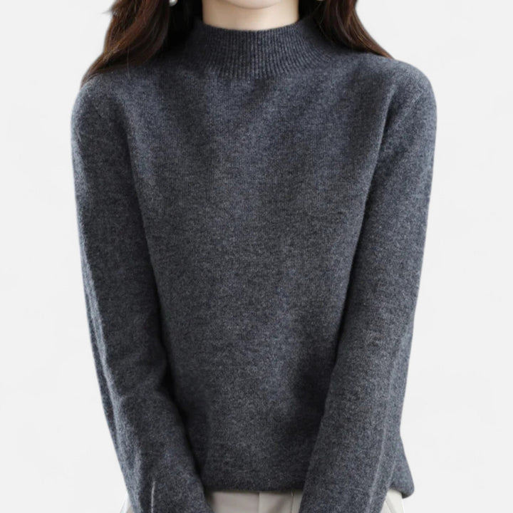 Womens Half Neck Knitted Jumper