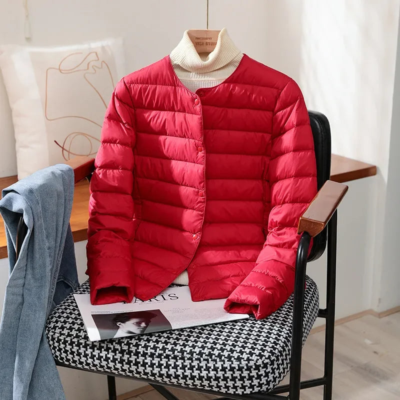 Quilted Lightweight Tailored Jacket