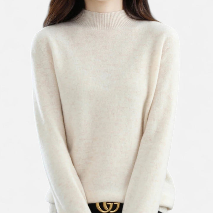 Womens Half Neck Knitted Jumper