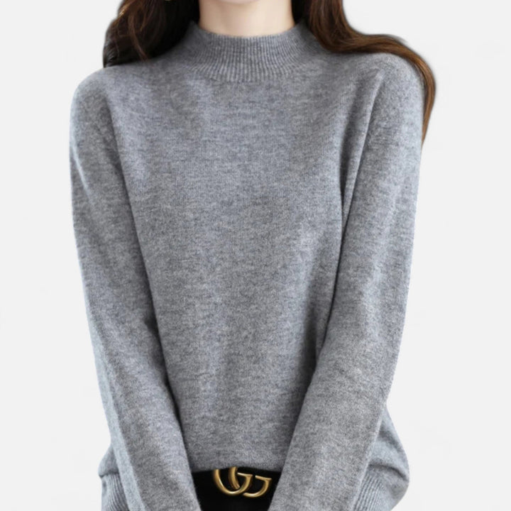 Womens Half Neck Knitted Jumper