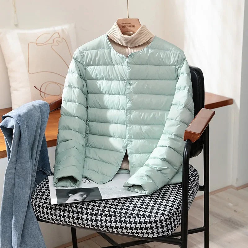 Quilted Lightweight Tailored Jacket