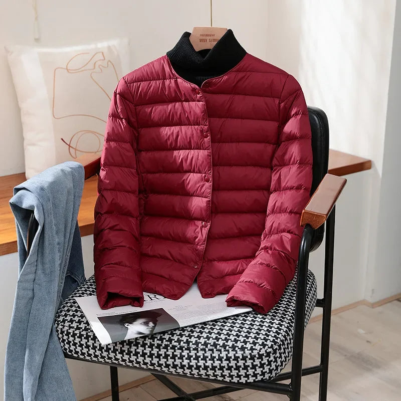 Quilted Lightweight Tailored Jacket