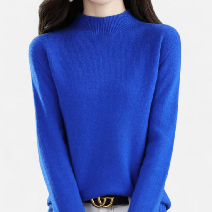Womens Half Neck Knitted Jumper
