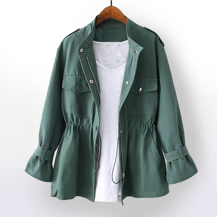 Womens Classic Belted Trench Coat