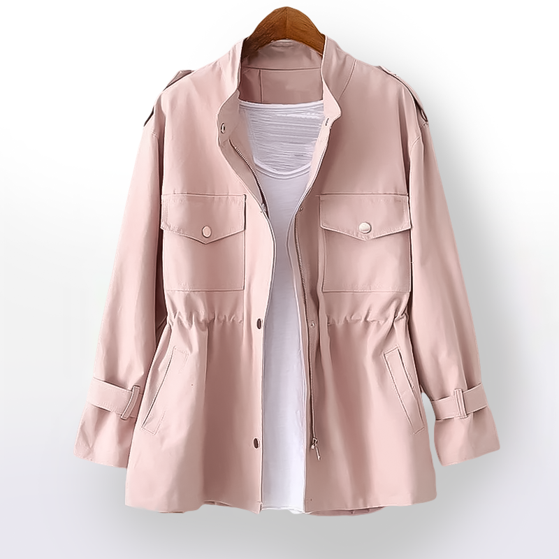 Womens Classic Belted Trench Coat