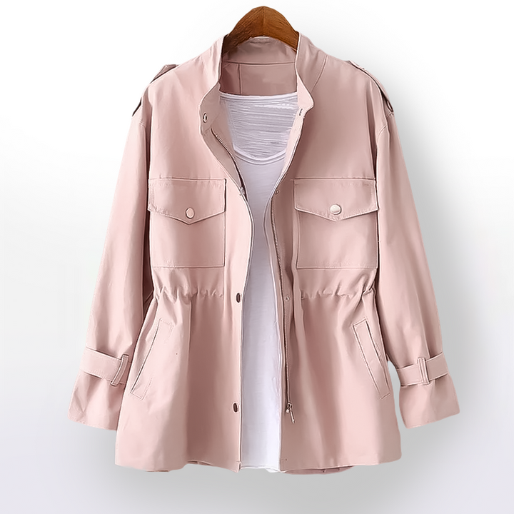 Womens Classic Belted Trench Coat
