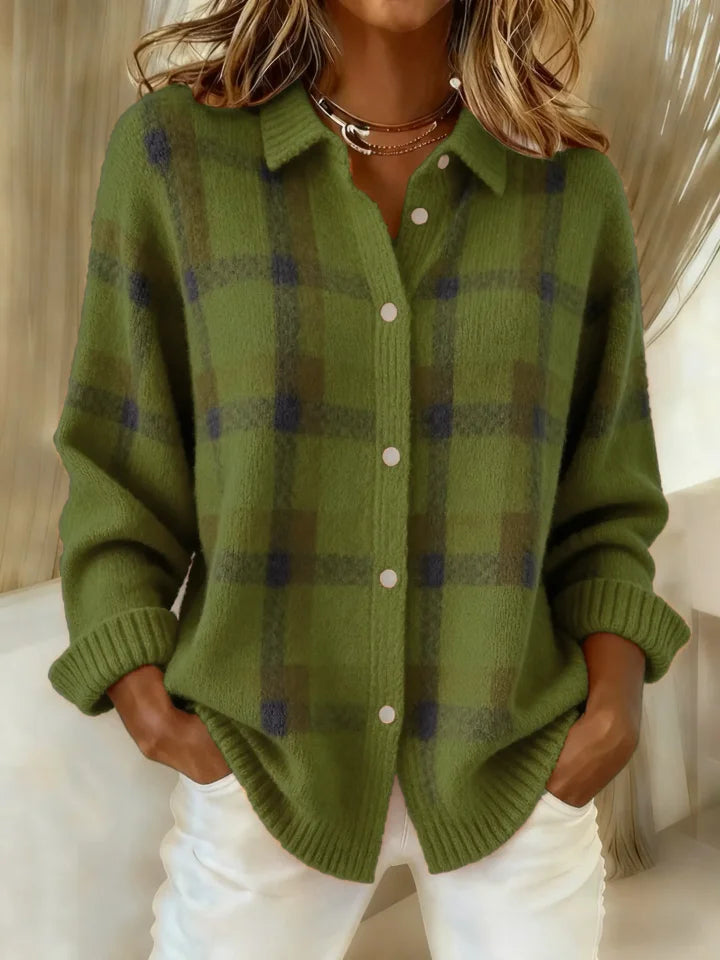 Cait | Colourful Soft Button-Up Shirt