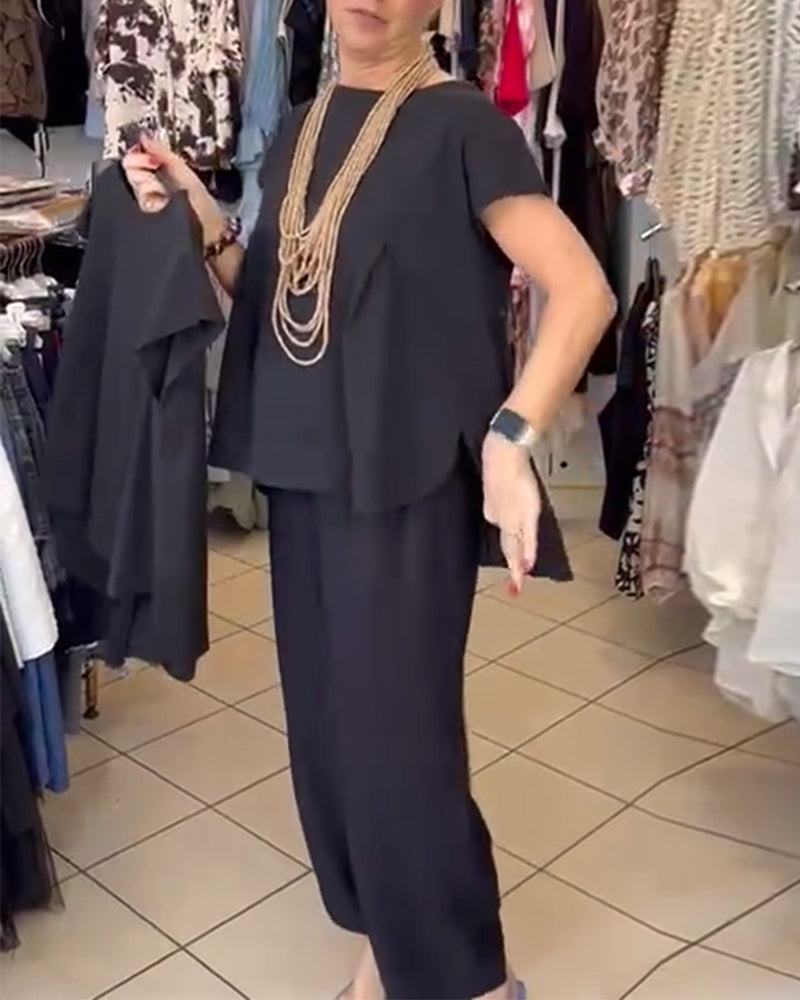 Eileen | Casual Solid Colour Street-Style Blouse