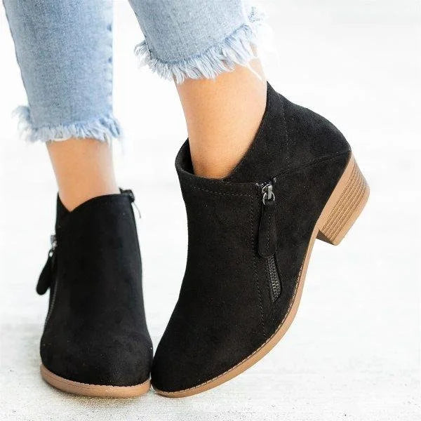 Womens Zip Front Orthopedic Boots