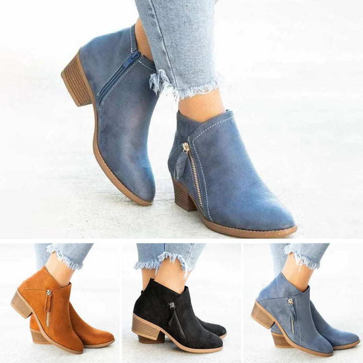 Womens Zip Front Orthopedic Boots