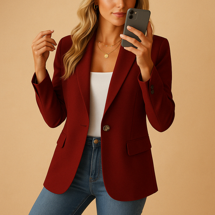 Womens Tailored Fitted Blazer