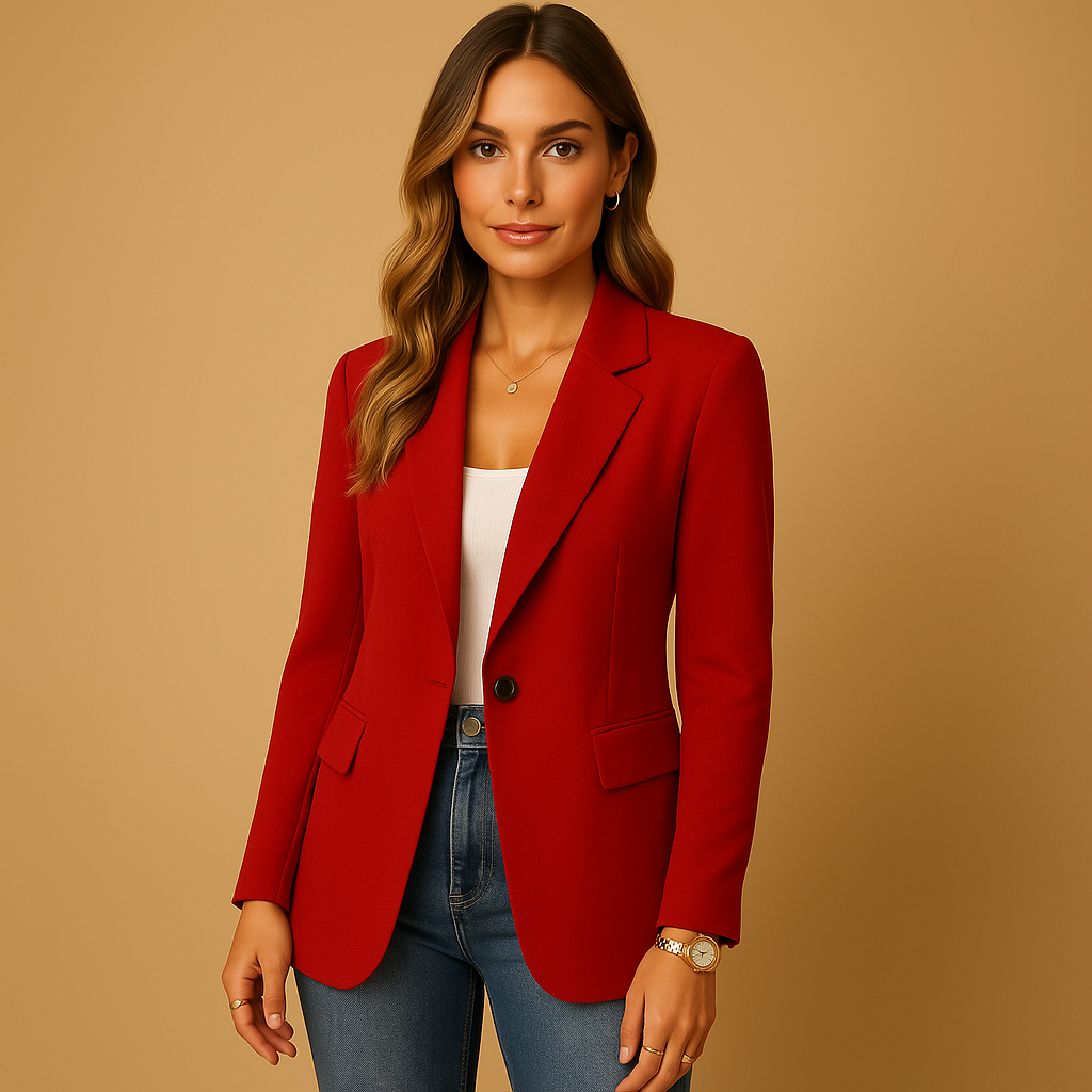Womens Tailored Fitted Blazer