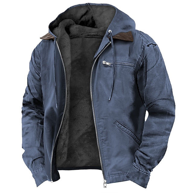 Mens Hooded Outdoor Jacket