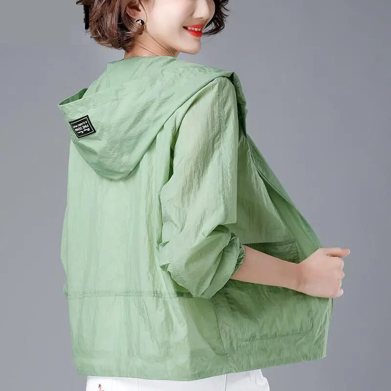 Womens Zip Front Lightweight Jacket